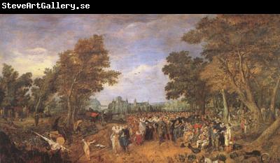 Adriaen van de Venne Allegory of the Truce of 1609 Between the Archduke of Austria (mk05)